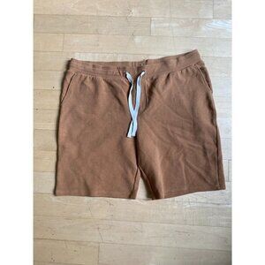 ABOUND Drawstring shorts in tan dale stretch ribbed casual men's sz 2Xlarge